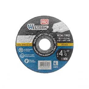 Disco De Corte Western Para Metal E Inox Plus 115 X 1 X 22,2