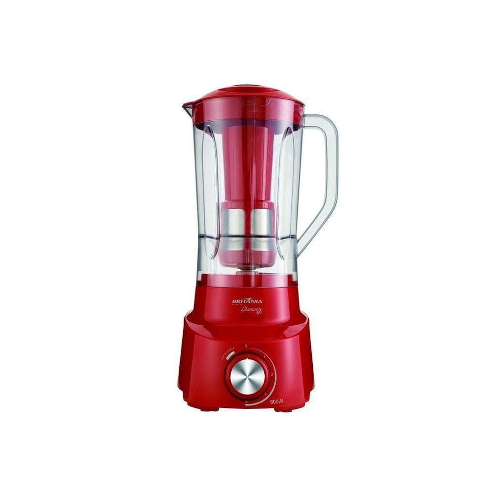 Liquidificador Britania Diamante 800 Vermelho 110V