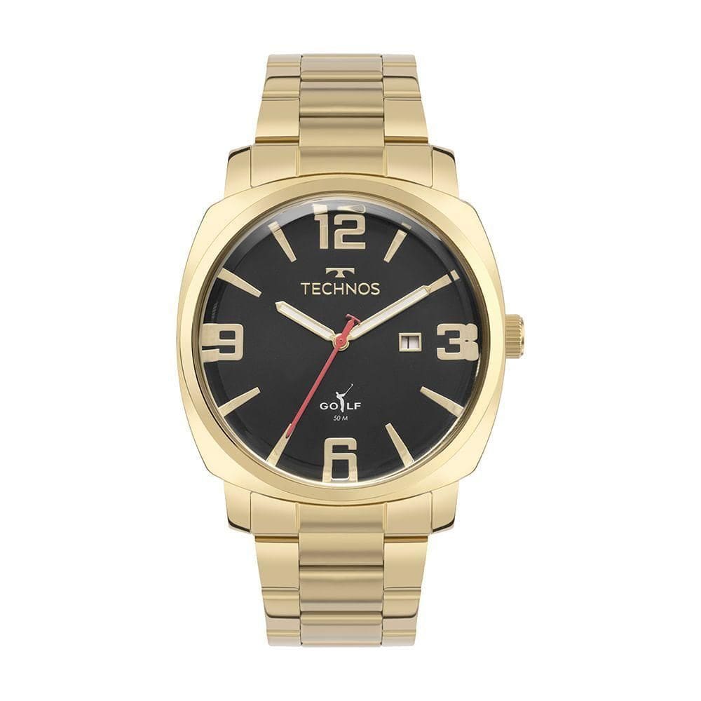 Relógio Technos Masculino Golf Dourado - 2115txd/1p 2115txd/1p