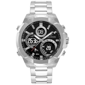 Relogio Technos Masculino Digitech Prata - W23721aac/1p Relogio Technos Masculino Ts Digitech Prata - W23721aac/1p