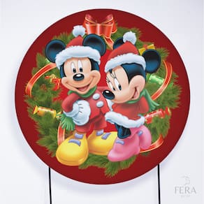 Painel Decorativo para Festa 1,80x1,80 metros Vesti Fácil com Elástico Mickey e Minnie - Fera Print