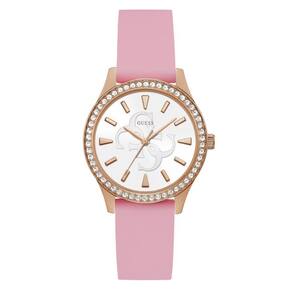 Relógio Guess Feminino Rosa Silicone Gw0359L3