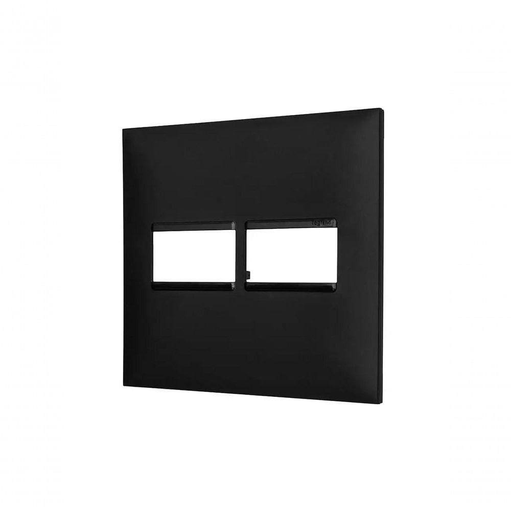 Placa 1+1 Posto 4x4 Preta 618511pt