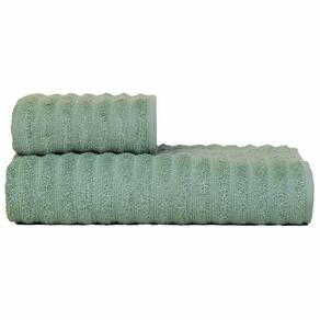 Jogo De Toalhas Fio Penteado Gigante 2 Peças - Soft - Verde