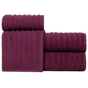 Jogo De Toalhas Fio Penteado Gigante 4 Peças - Soft - Marsala