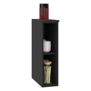 Balcão Nicho Firenze 20cm Chumbo-titânio Com Tampo Mdf - Indékes Chumbo-titânio