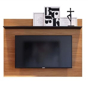 Painel Suspenso Maia Noce Milano-preto Fosco Para Até 55? - Colibri Noce Milano-preto Fosco