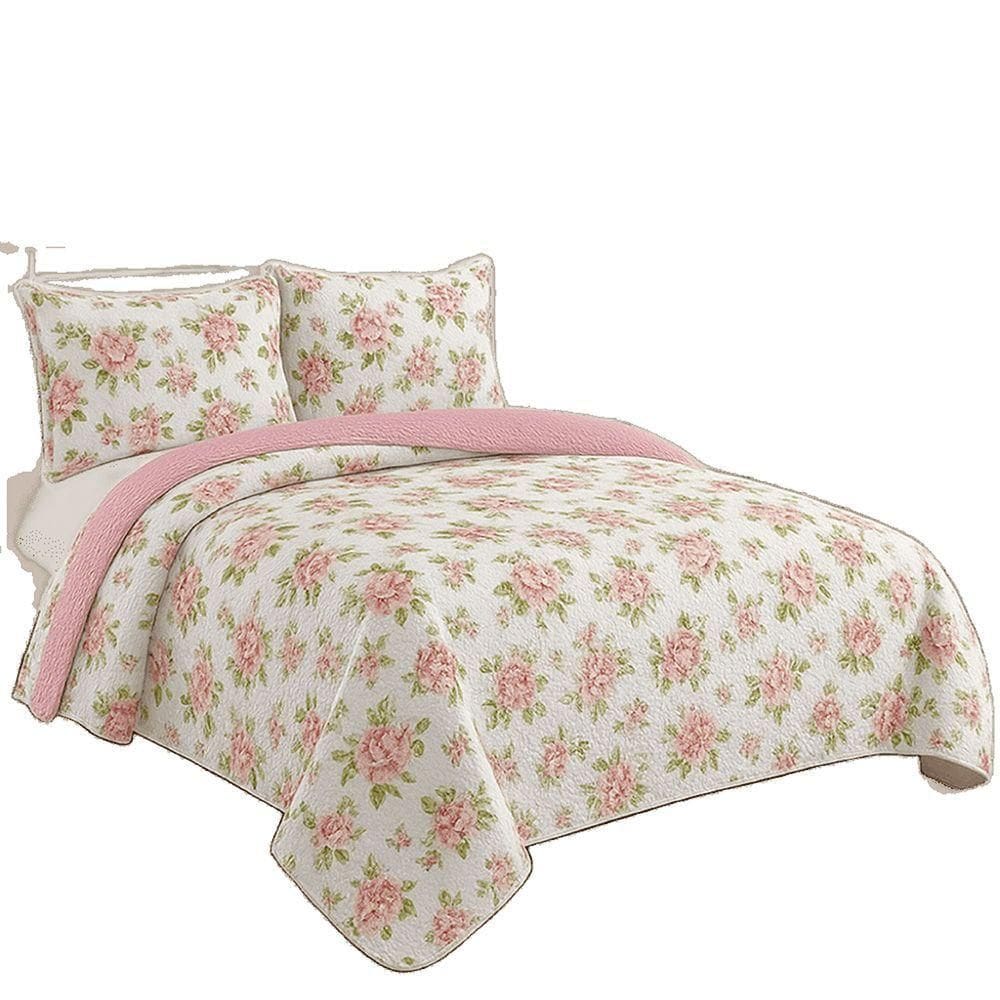 Kit Cobre Leito Colcha Queen Boutik Dupla Face - Estampa 19 - 100% Poliéster