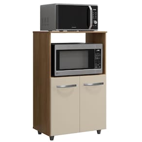 Balcão Multiuso Para Cozinha Tais 2 Portas Savana Off White Moblis