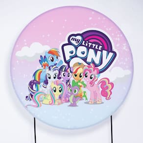 Painel Decorativo para Festa 1,80x1,80 metros Vesti Fácil com Elástico My Little Poney - Fera Print