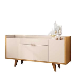 Buffet Aparador Intense Cinamomo-off White - Pr Móveis Cinamomo-off White