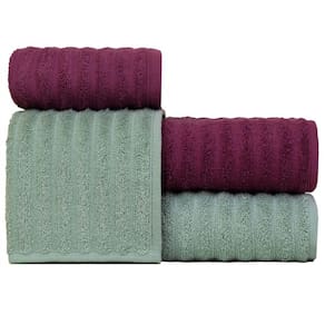 Jogo De Toalha Gigante Fio Penteado - 6 Banhão E 3 Rosto - Soft - Cores Masculinas