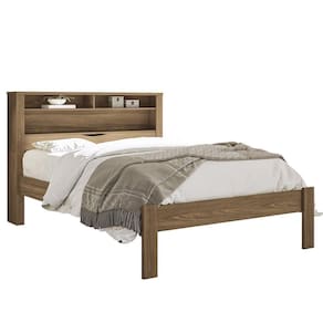 Cama Casal Invicta Com Baú Jatobá - Pr Móveis Jatobá