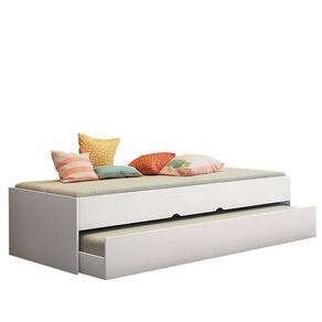 Bicama Solteiro Chiara Branco Com Colchões Supreme D33 - Phoenix Baby Branco