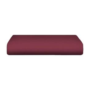 Lençol De Malha Queen Com Elástico 100% Algodão - Linha Casa - Vermelho