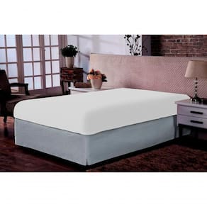 Lençol De Malha Queen Com Elástico 100% Algodão - Linha Casa - Branco