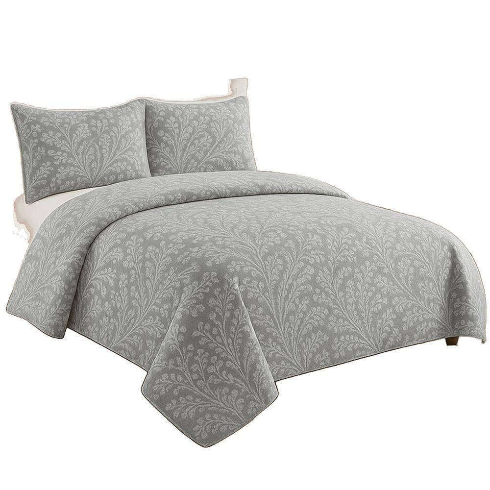 Kit Cobre Leito Colcha King Boutik Dupla Face - Estampa 46 - 100% Poliéster