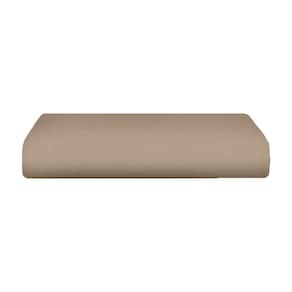 Lençol De Malha King Com Elástico 100% Algodão - Linha Casa - Bege