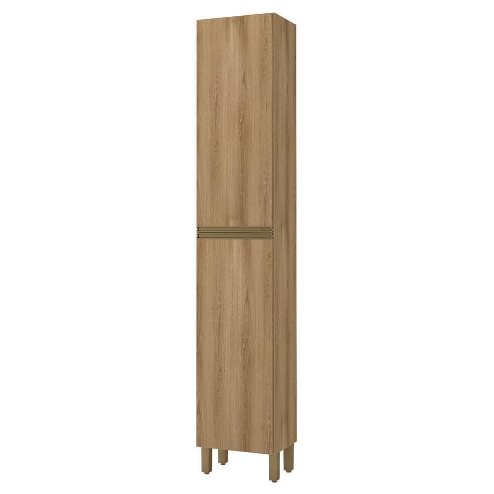 Paneleiro Dinamarca 40cm 2 Portas Castani - Indékes Castani