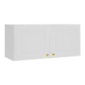 Armário Aéreo Geladeira Firenze 80cm 2 Portas Branco - Indékes Branco