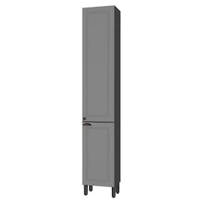 Paneleiro Firenze 40cm 2 Portas Chumbo-titânio - Indékes Chumbo-titânio