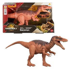 Jurassic World Rebirth Rugido Selvagem Baryonyx - Mattel