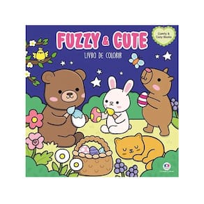 Livro Para Colorir Fuzzy and Cute - Ciranda Cultural