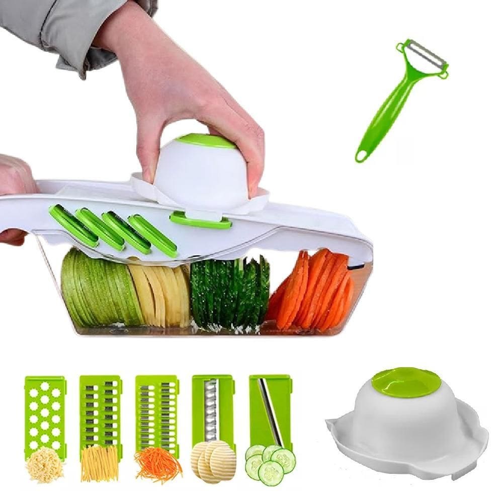 Cortador Multifuncional 6 em 1 para Frutas e Legumes