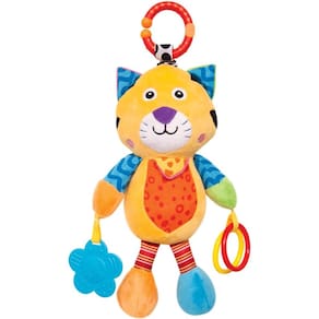 Pelúcia de Atividades Gatinho que Treme Colorido Buba