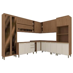 Cozinha Modulada Requinte 10 Peças com Torre Quente 2 Fornos - Móveis Henn