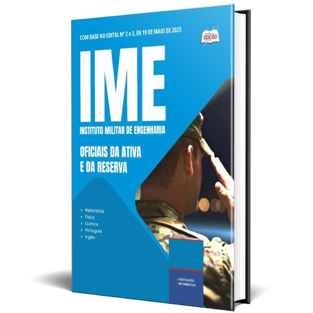 Apostila Ime 2025 - Oficiais Da Ativa E Da Reserva