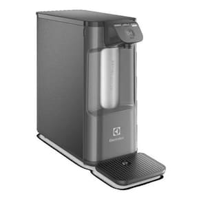 Purificador de Água Gelada Fria e Natural Eletrônico Placa Compacto Electrolux PE12G com Filtro Carvão 6 meses ou 3000L Painel Touch Cinza 127/220V