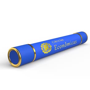 Canudo de formatura personalizado Ciências Econômicas | Loja de Formatura