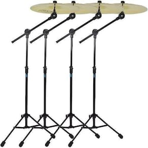 Kit 4 Estantes Girafa Ask De Prato Bateria Com Feltro B12G