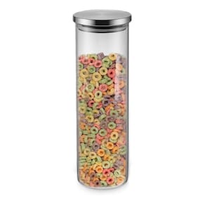 Pote Para Mantimentos Vidro Organização Cozinha 1650Ml