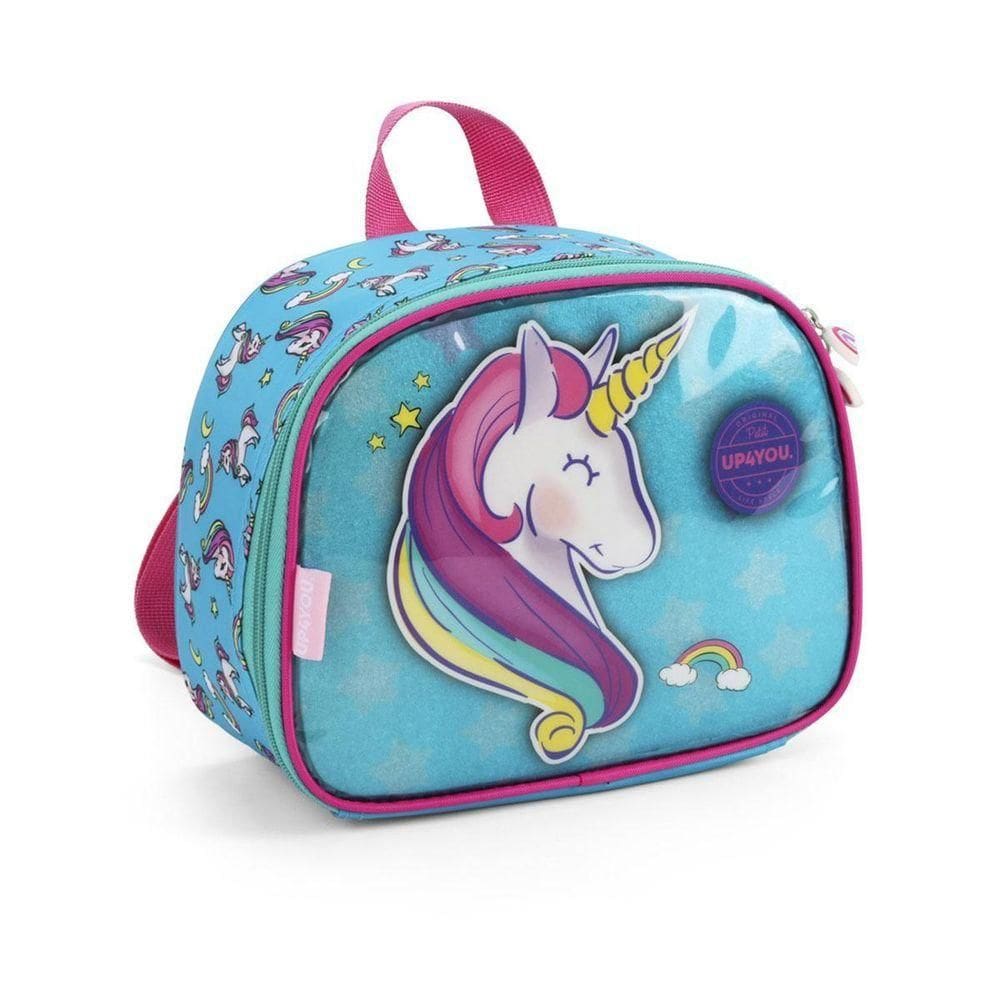 Lancheira Infantil Unicórnio Verde