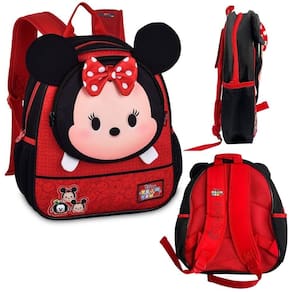 Mochila Escolar Infantil Com Alças Reforçadas Para Menina Estudar Minnie