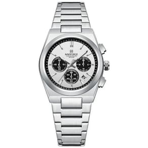 Relógio de quartzo feminino com pulseira de aço inoxidável Impermeavel