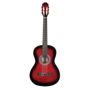 Violao Acustico Nylon Pp-1 Rsb Vermelho Waldman