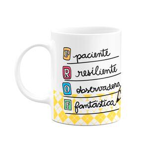 Caneca Professora Paciente Raiante Observadora Fantástica M3