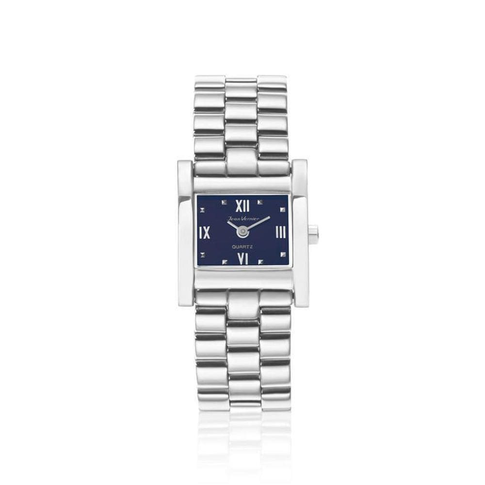 Relógio De Pulso Jean Vernier Feminino Jv03657L Azul