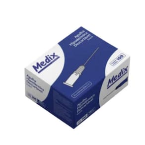 Agulha 25X0,60Mm (23Gx1 2) 100Un 8860 - Medix
