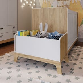 Caixa de Brinquedos e Livros Linha FavodeMel FM010 - Completa Móveis