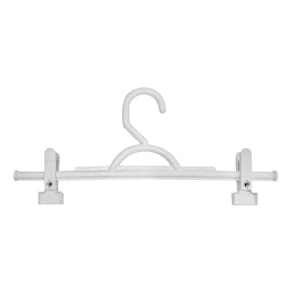 Cabide Saia Calça Fixo Branco - 33 x 16 cm