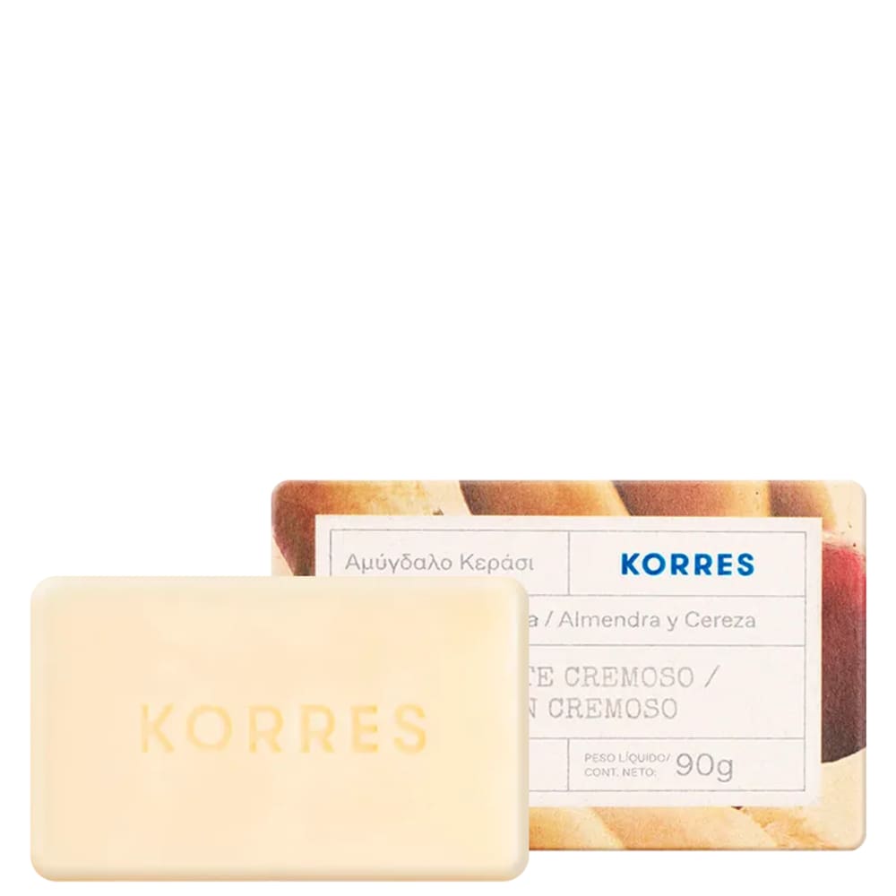 Korres Cereja & Amêndoa Cremoso - Sabonete em Barra 90g
