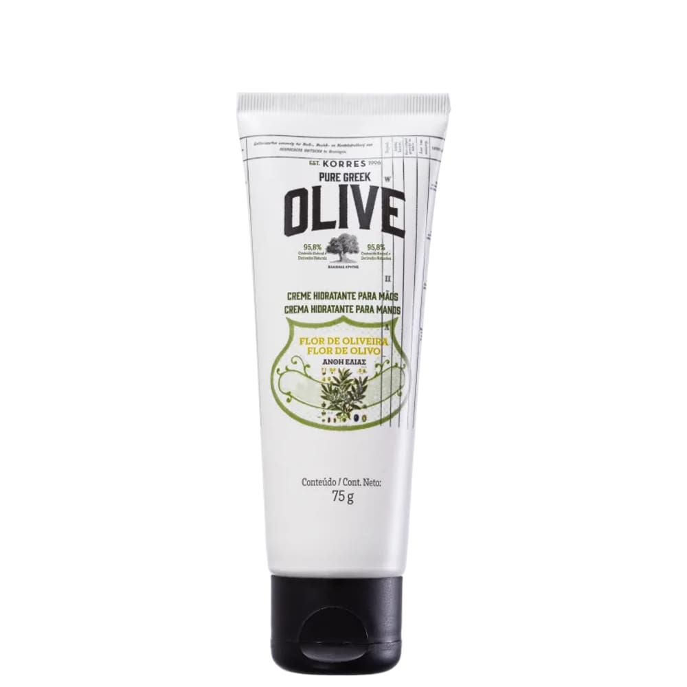 Korres Pure Olive Flor de Oliveira - Creme para as Mãos 75ml