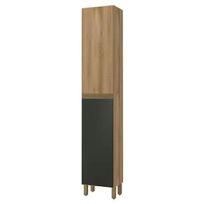 Paneleiro Dinamarca 40cm 2 Portas Castani-chumbo - Indékes Castani-chumbo