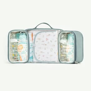 Kit Necessaire Hug Organizadora Com 3 Peças Azul