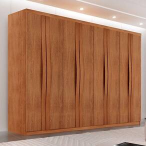 Guarda Roupa Casal Dunas Com 8 Portas E 4 Gavetas Moderna Naturalle