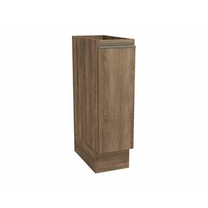 Balcão de Cozinha Maxxi G737 Porta Condimento c/ 1 Porta s/Tampo 25cm Nogal - Kappesberg